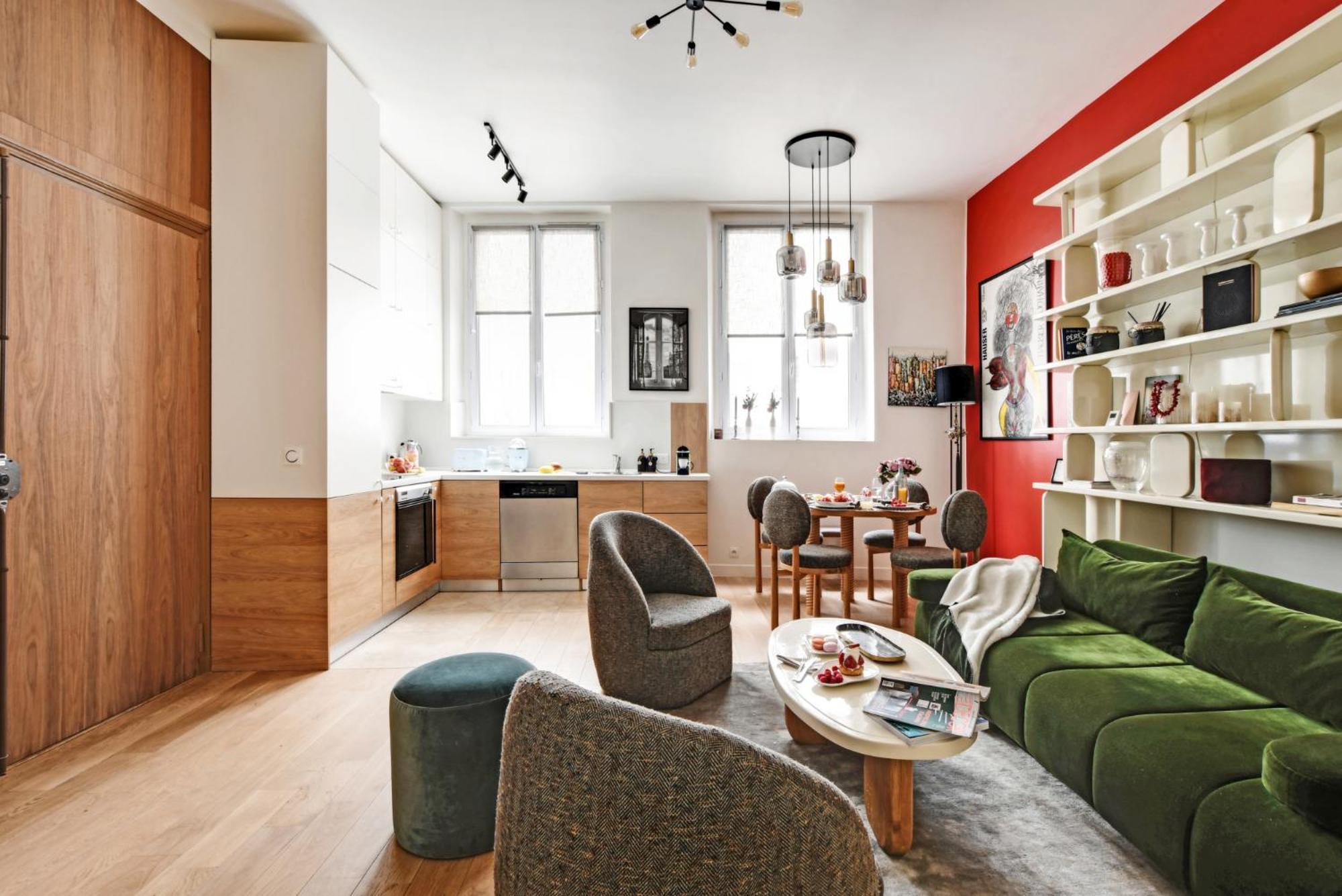 Appartamento Luxury Paris, Paisible, 2 Chambres, Toute Commodites