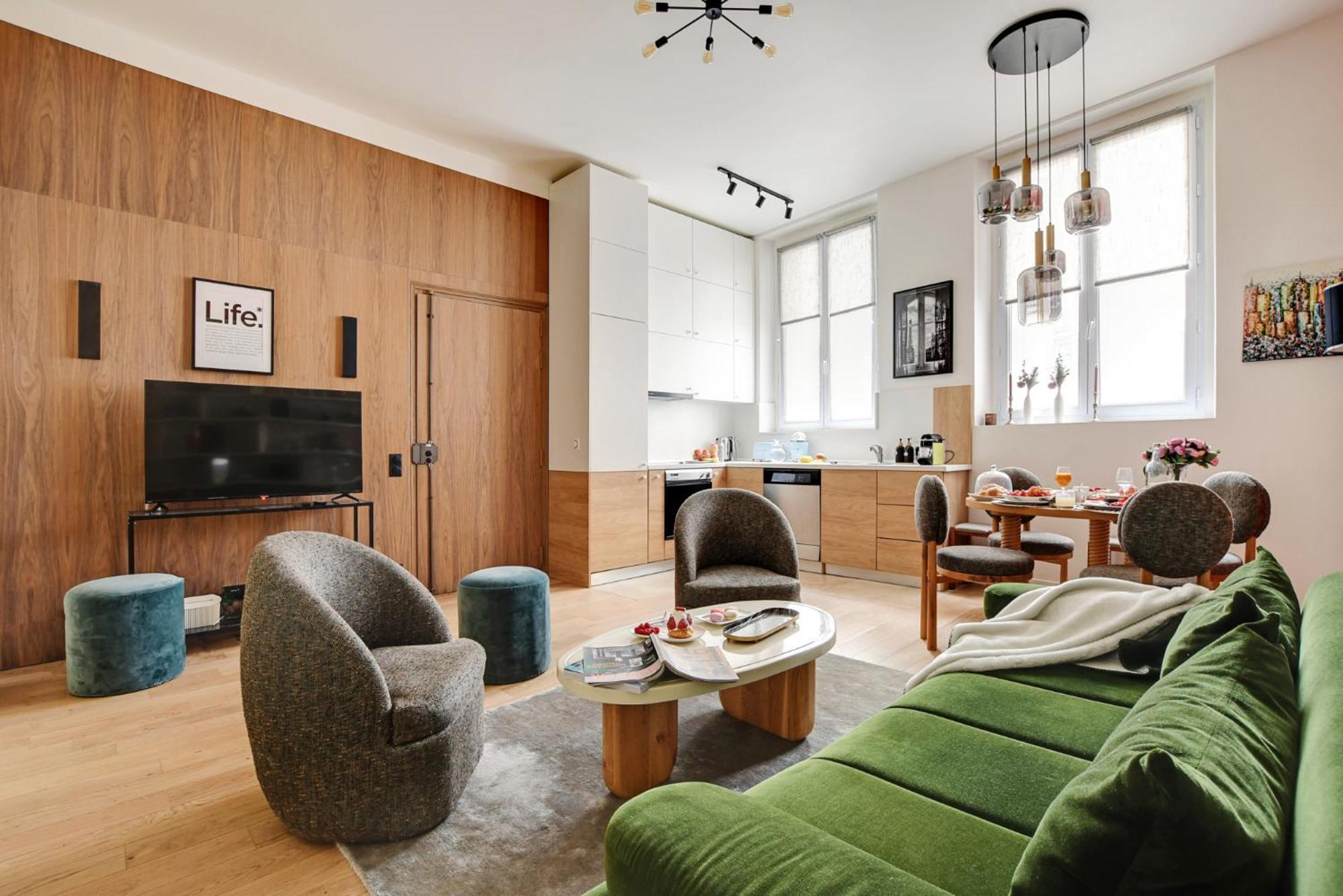 Luxury Paris, Paisible, 2 Chambres, Toute Commodites